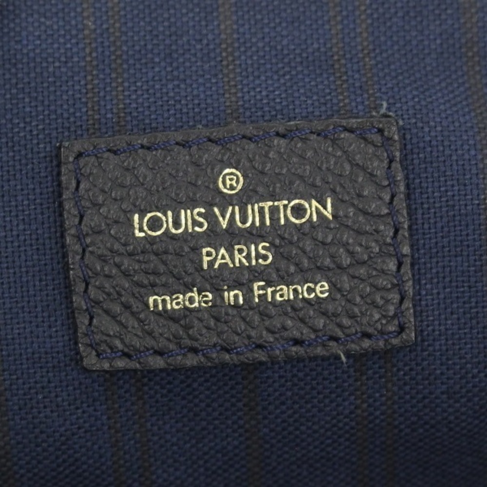 Louis Vuitton Lumineuse PM Handbag Monogram Tote Bag Navy - Picture 6 of 7